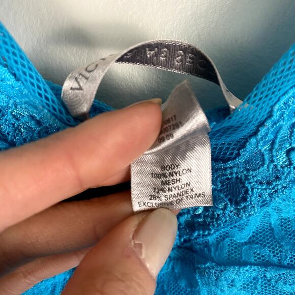 Victoria's Secret Sheer Lace Lingerie Dress Medium - Picture 4 of 8